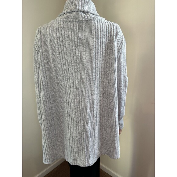 Womens Simply Vera Wang Cowl Neck Ribbed Knit Sweater Size Large - Picture 2 of 6
